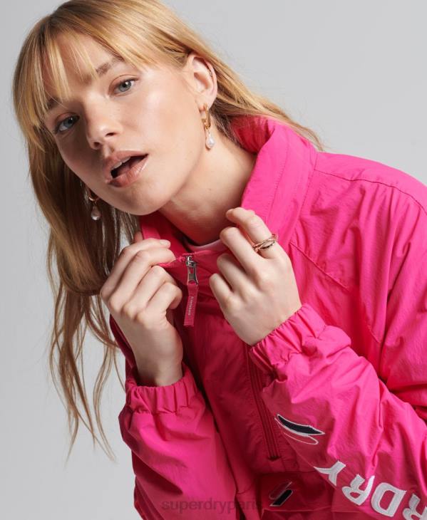 Superdry femmes surcharge graphique essentielle du code D64Z5560 vêtements rose
