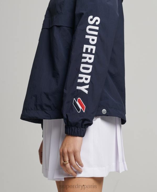 Superdry femmes surcharge graphique essentielle du code D64Z5581 vêtements marine
