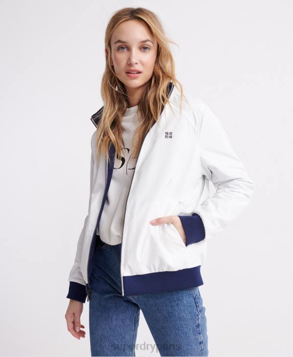 Superdry femmes veste 4 en 1 essentiel manches longues D64Z3857 vêtements crème