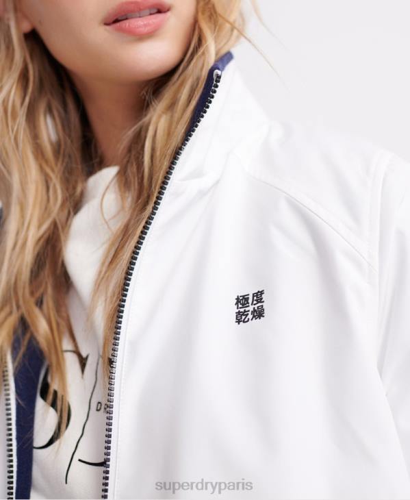 Superdry femmes veste 4 en 1 essentiel manches longues D64Z3857 vêtements crème