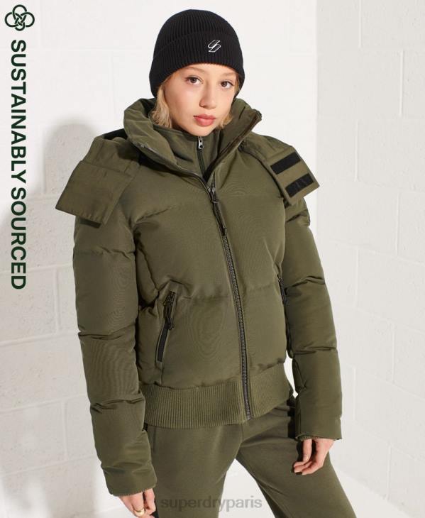 Superdry femmes veste bomber code everest D64Z5613 vêtements kaki