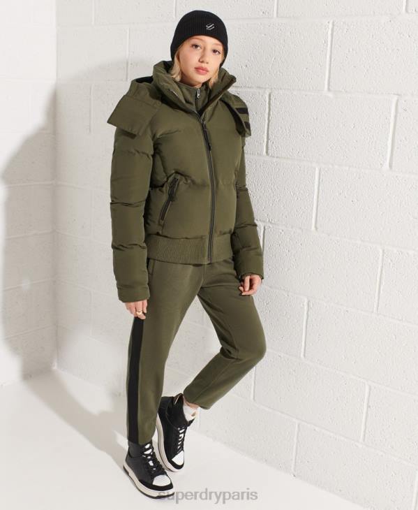 Superdry femmes veste bomber code everest D64Z5613 vêtements kaki