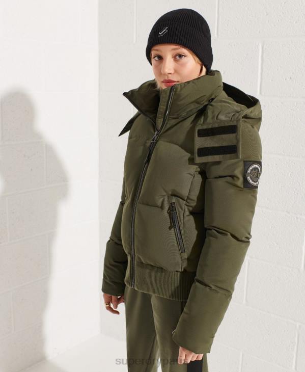Superdry femmes veste bomber code everest D64Z5613 vêtements kaki