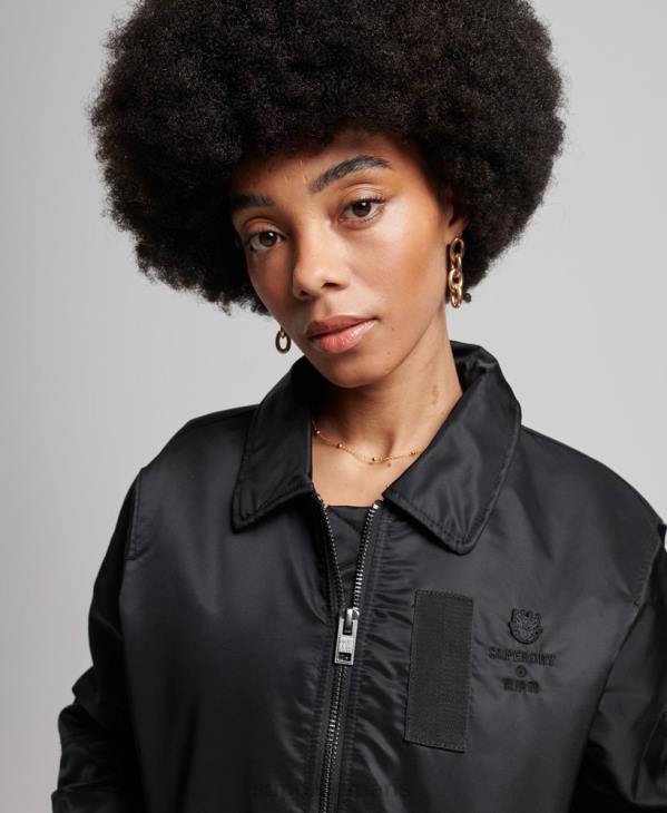 Superdry femmes veste bomber energy ma2 D64Z5420 vêtements noir
