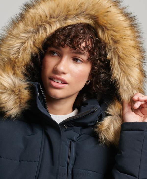 Superdry femmes veste bomber everest D64Z3769 vêtements marine