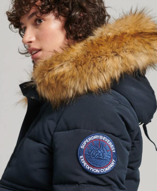 Superdry femmes veste bomber everest D64Z3769 vêtements marine
