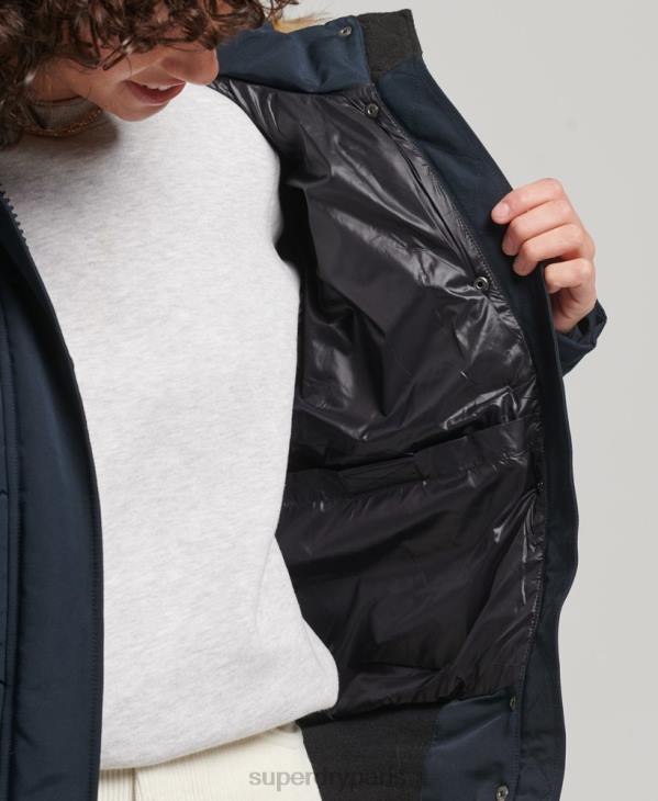 Superdry femmes veste bomber everest D64Z3769 vêtements marine