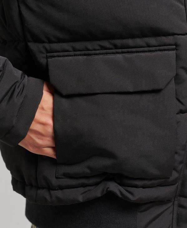 Superdry femmes veste bomber everest D64Z3779 vêtements noir
