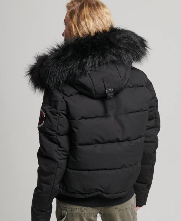 Superdry femmes veste bomber everest D64Z5736 vêtements noir