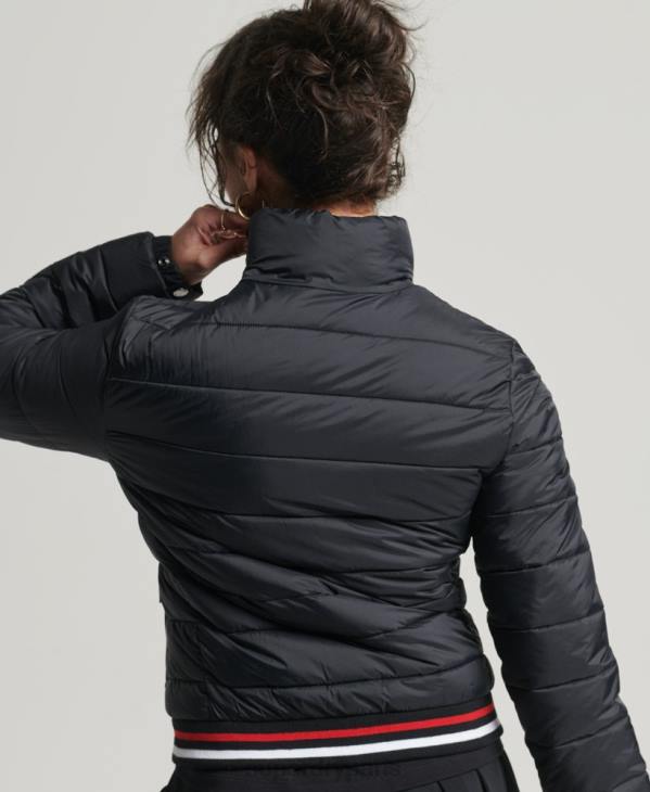 Superdry femmes veste bomber fuji D64Z5675 vêtements noir