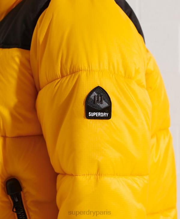 Superdry femmes veste codée D64Z5477 vêtements jaune