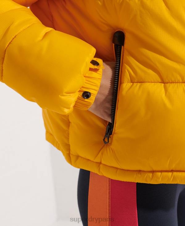 Superdry femmes veste codée D64Z5477 vêtements jaune