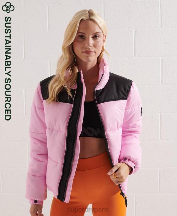 Superdry femmes veste codée D64Z5601 vêtements rose
