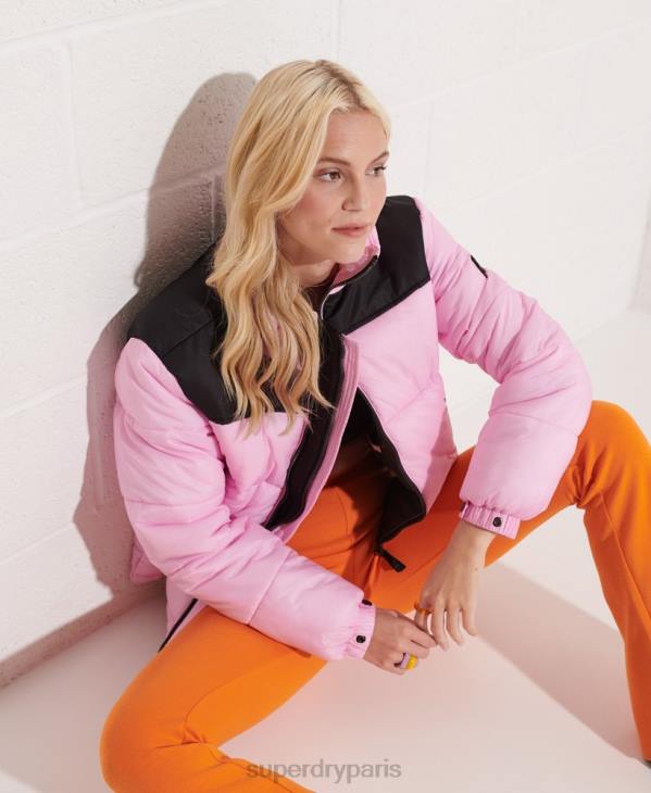 Superdry femmes veste codée D64Z5601 vêtements rose