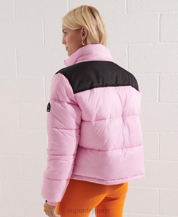 Superdry femmes veste codée D64Z5601 vêtements rose