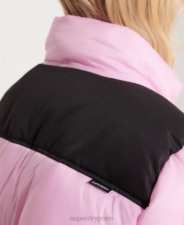 Superdry femmes veste codée D64Z5601 vêtements rose