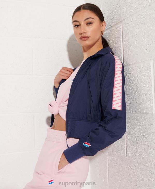 Superdry femmes veste code energy sd-windrunner D64Z5510 vêtements marine