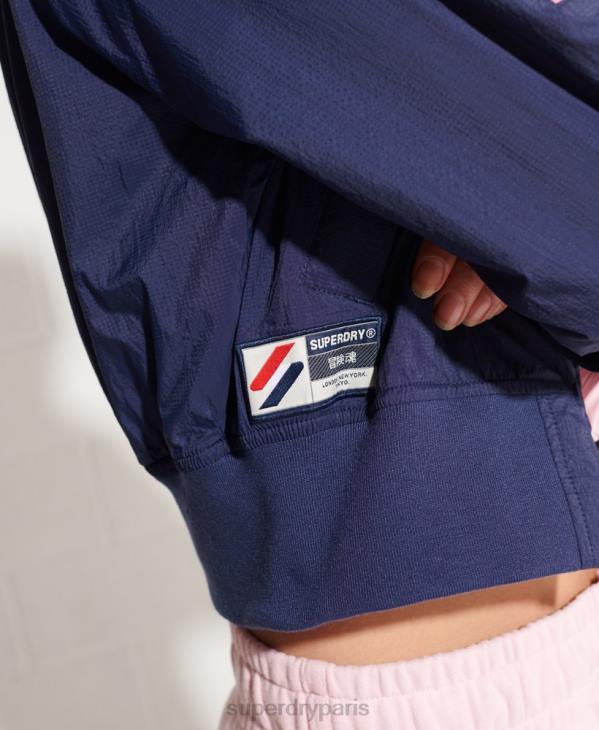 Superdry femmes veste code energy sd-windrunner D64Z5510 vêtements marine