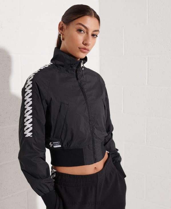 Superdry femmes veste code energy sd-windrunner D64Z5575 vêtements noir