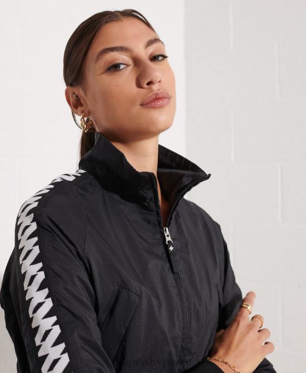 Superdry femmes veste code energy sd-windrunner D64Z5575 vêtements noir