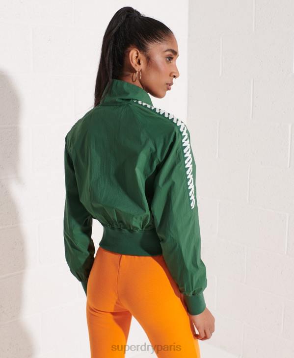 Superdry femmes veste code energy sd-windrunner D64Z5698 vêtements vert