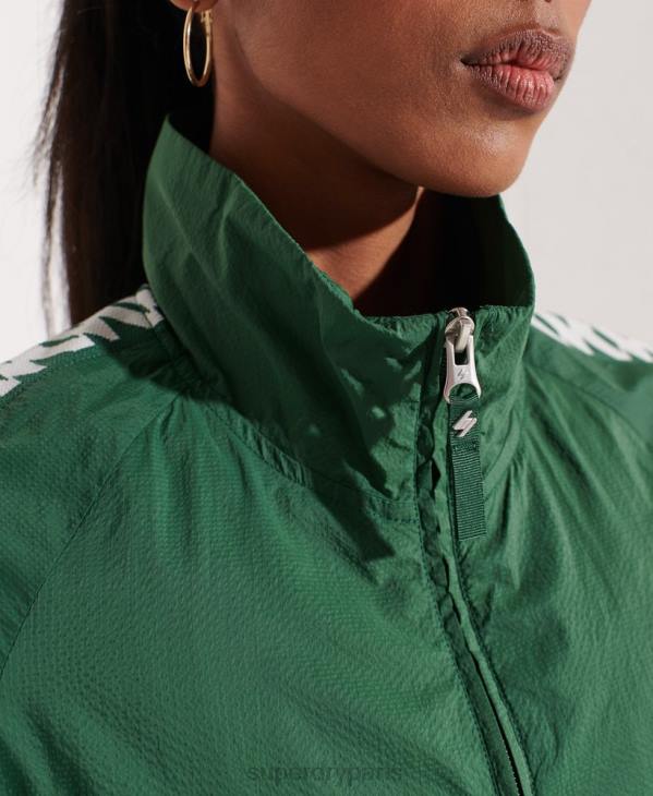 Superdry femmes veste code energy sd-windrunner D64Z5698 vêtements vert
