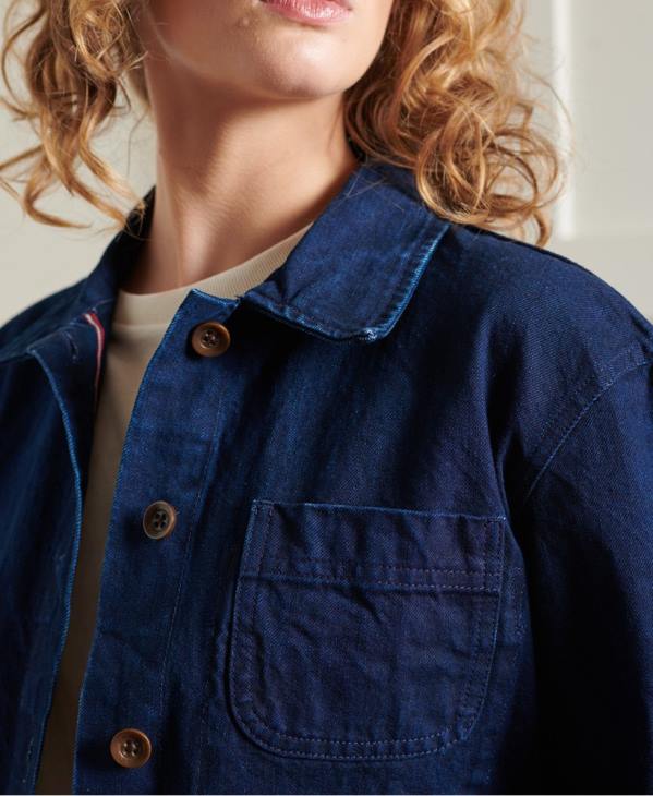 Superdry femmes veste d'artiste sec en édition limitée D64Z5563 vêtements marine