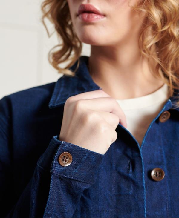 Superdry femmes veste d'artiste sec en édition limitée D64Z5563 vêtements marine