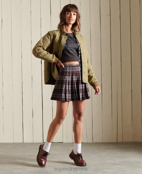Superdry femmes veste de doublure D64Z5732 vêtements bronzer