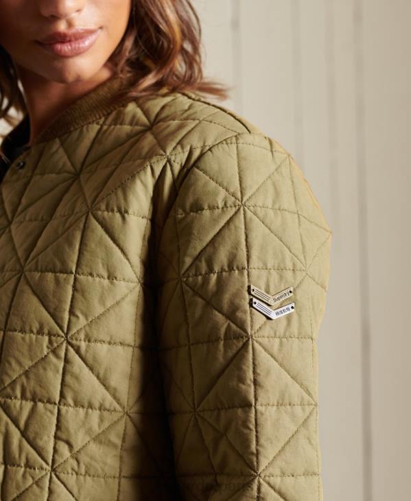 Superdry femmes veste de doublure D64Z5732 vêtements bronzer