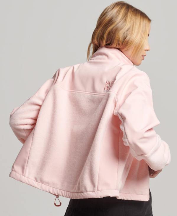 Superdry femmes veste de randonnée hybride code D64Z3617 vêtements rose