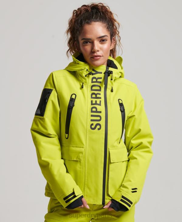 Superdry femmes veste de sauvetage ultime D64Z3563 vêtements jaune