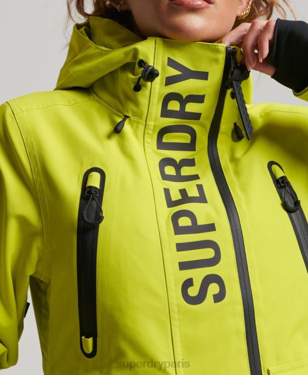 Superdry femmes veste de sauvetage ultime D64Z3563 vêtements jaune