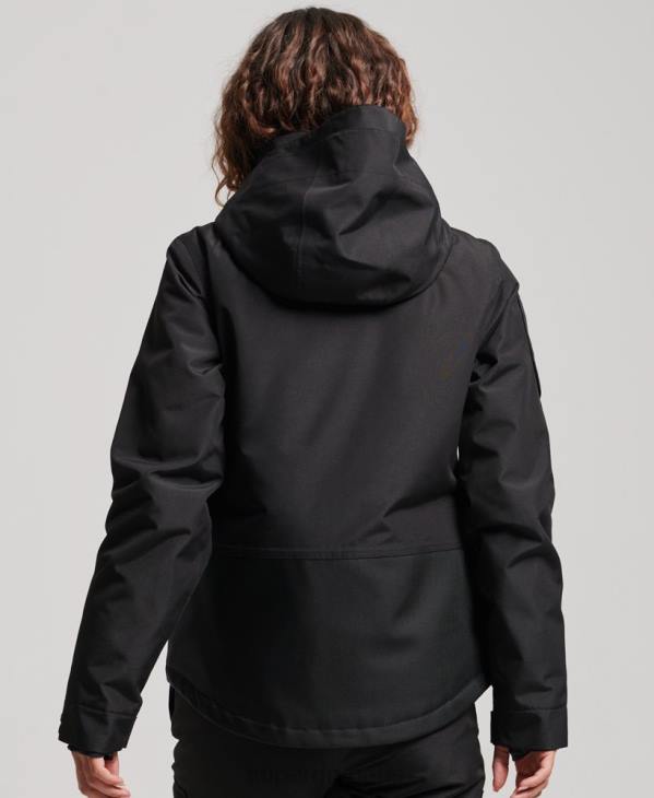 Superdry femmes veste de sauvetage ultime D64Z6541 vêtements noir