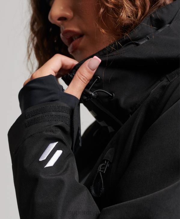 Superdry femmes veste de sauvetage ultime D64Z6541 vêtements noir