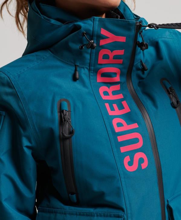 Superdry femmes veste de sauvetage ultime D64Z6549 vêtements turquoise