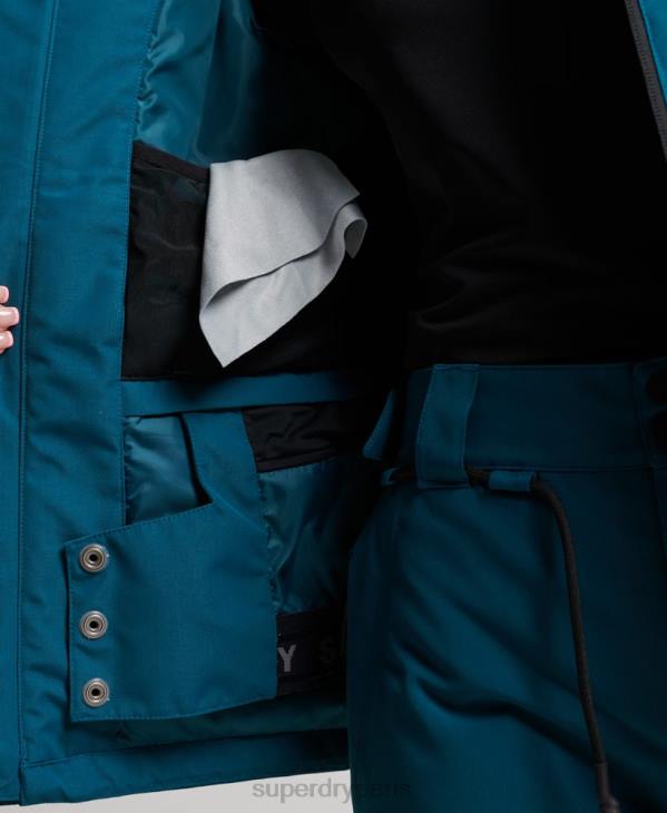 Superdry femmes veste de sauvetage ultime D64Z6549 vêtements turquoise