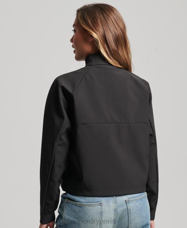 Superdry femmes veste de survêtement technique softshell D64Z5426 vêtements noir