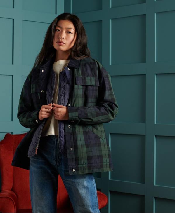 Superdry femmes veste dry cruiser en édition limitée D64Z5550 vêtements noir