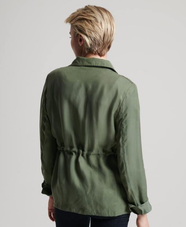 Superdry femmes veste en cupro m65 D64Z3544 vêtements vert