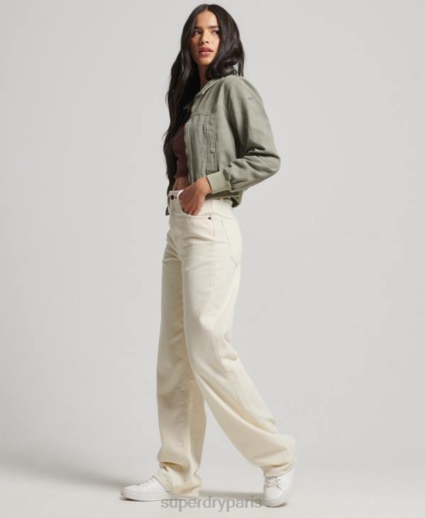Superdry femmes veste en toile indie club D64Z1956 vêtements vert
