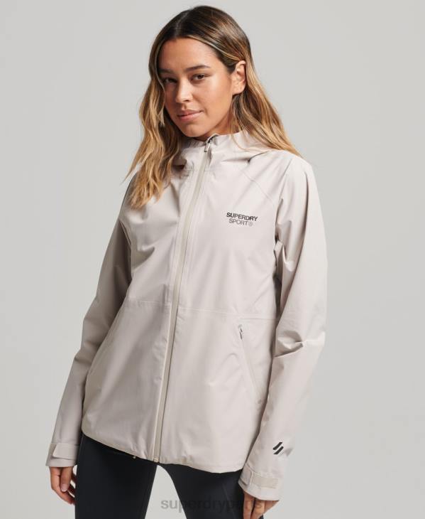 Superdry femmes veste imperméable D64Z3555 vêtements beige