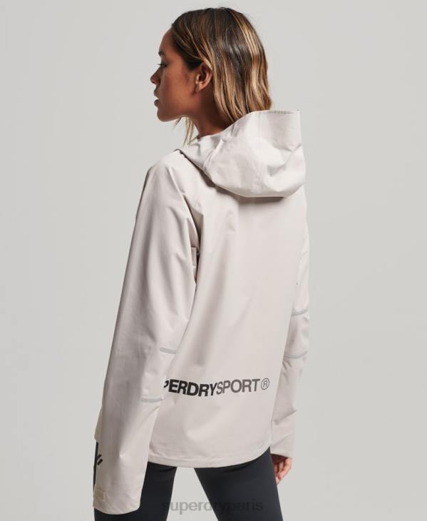 Superdry femmes veste imperméable D64Z3555 vêtements beige