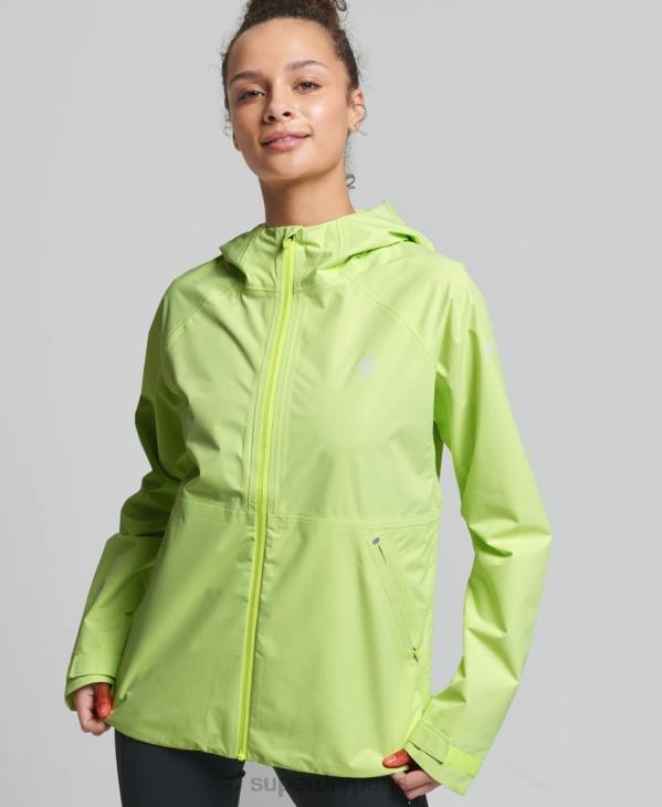 Superdry femmes veste imperméable D64Z5500 vêtements jaune
