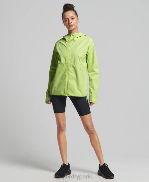 Superdry femmes veste imperméable D64Z5500 vêtements jaune
