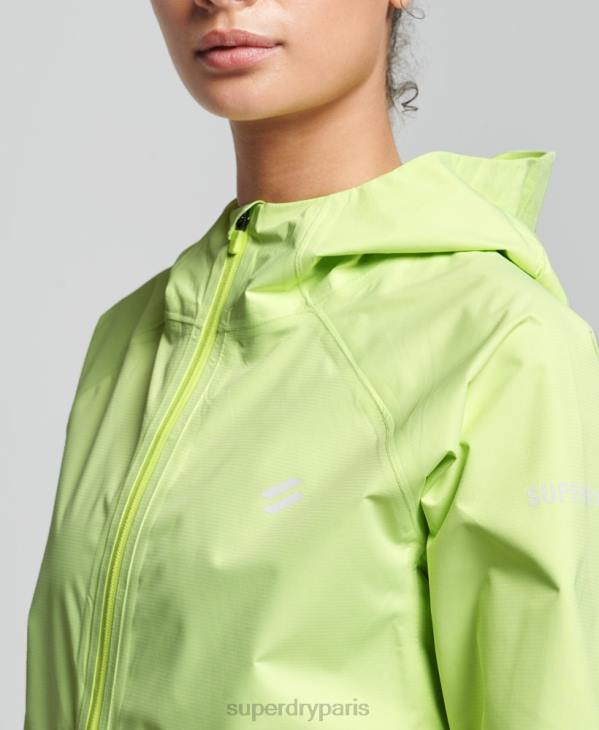 Superdry femmes veste imperméable D64Z5500 vêtements jaune