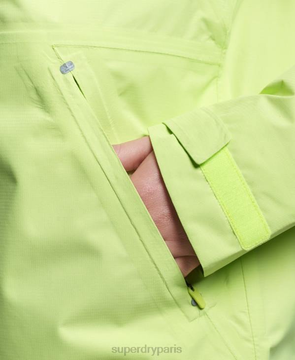 Superdry femmes veste imperméable D64Z5500 vêtements jaune