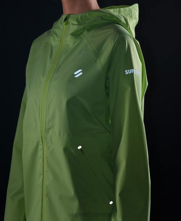 Superdry femmes veste imperméable D64Z5500 vêtements jaune
