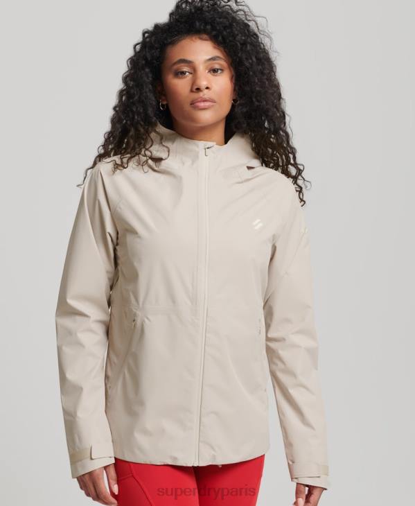 Superdry femmes veste imperméable D64Z5616 vêtements beige