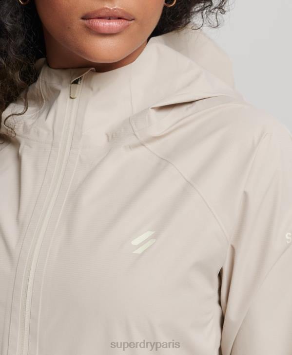 Superdry femmes veste imperméable D64Z5616 vêtements beige